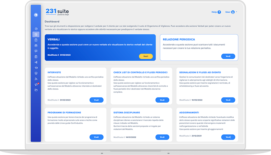 231 suite dashboard