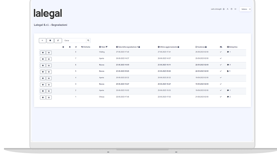 231 training dashboard